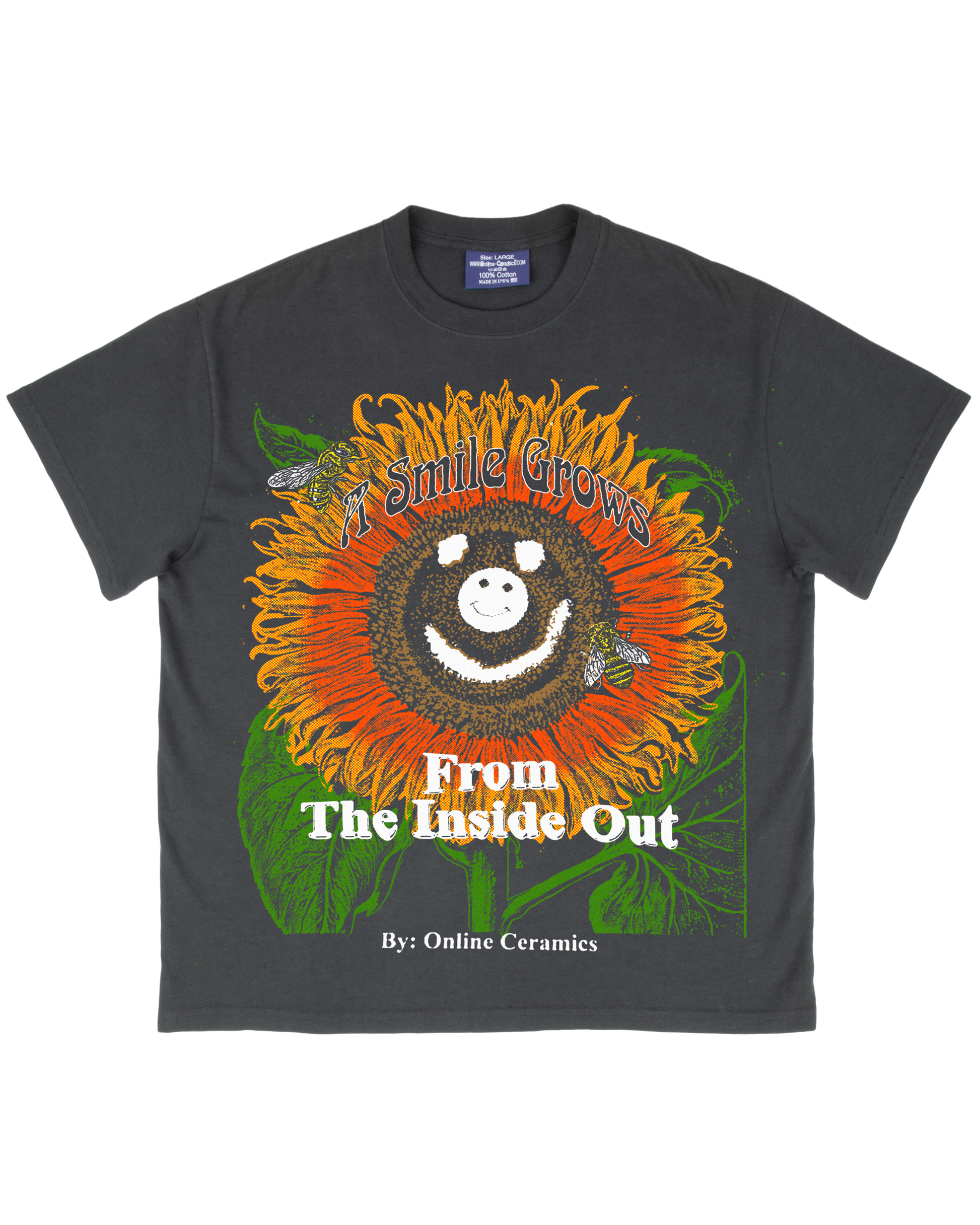 From The Inside Out - Off-Black Tee
