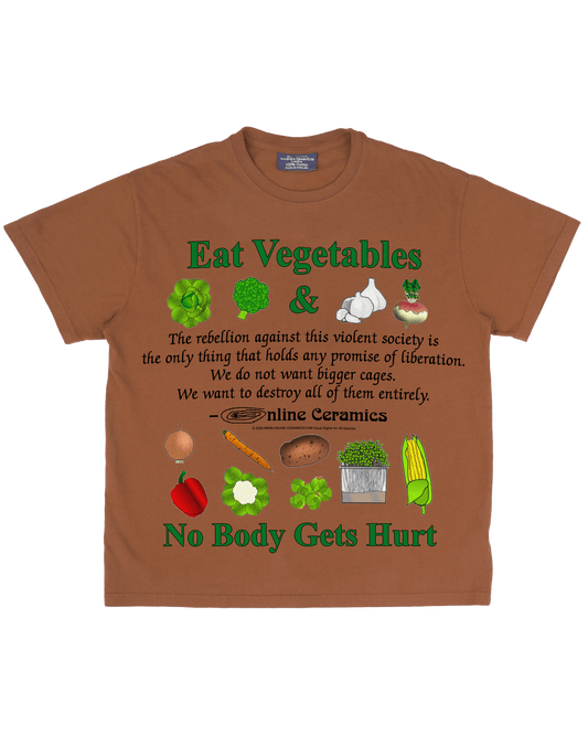 Eat Vegetables - Rust Tee