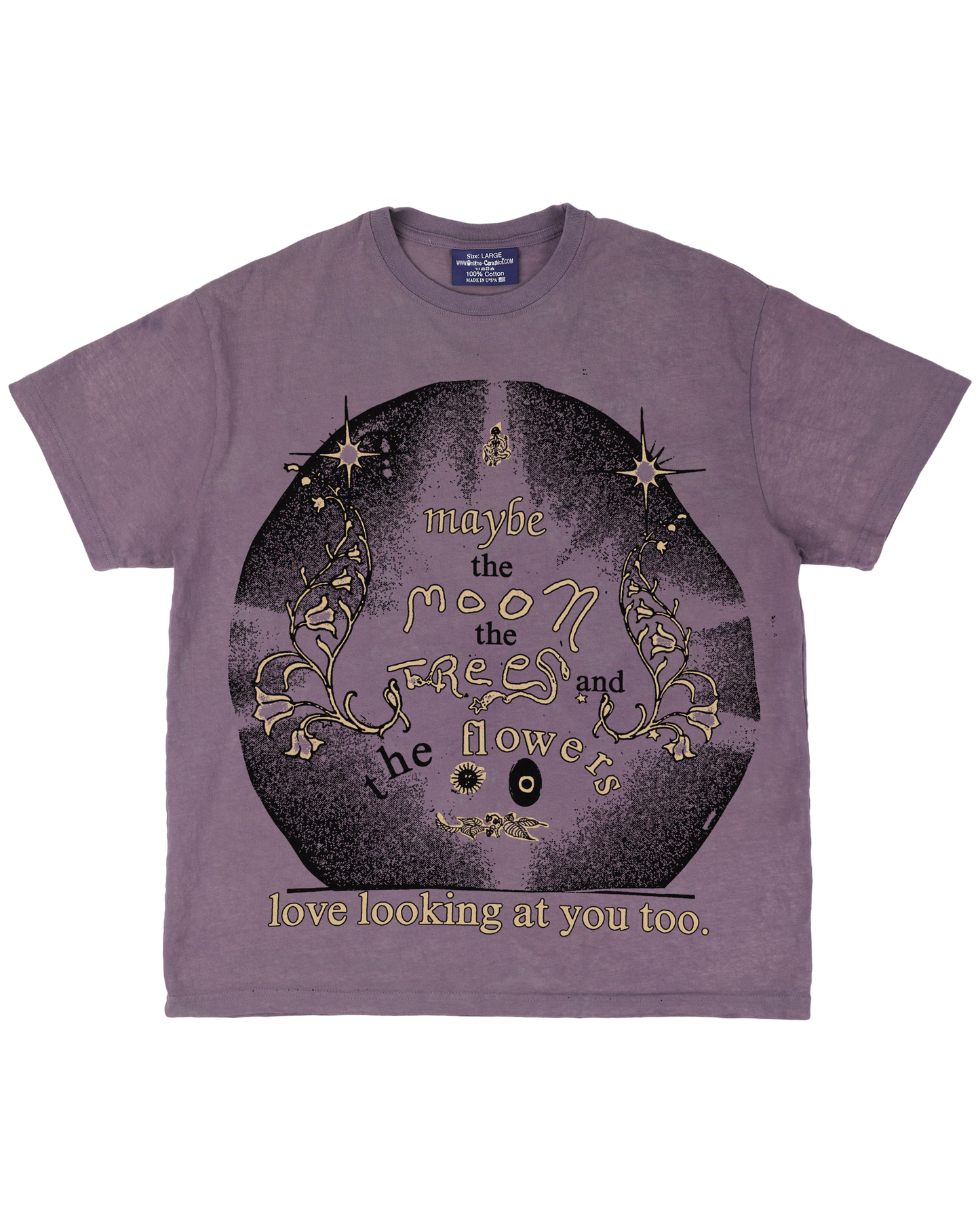 Maybe the Moon - Hand Dipped Quail Tee