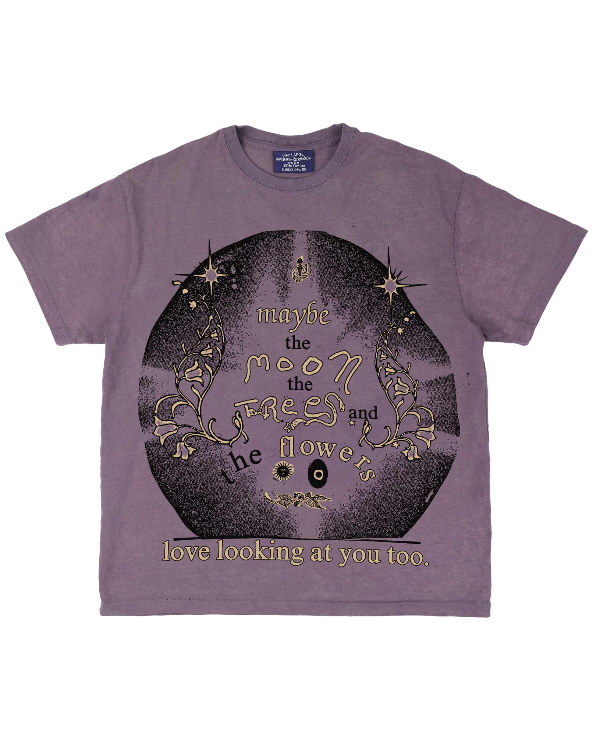 Maybe the Moon - Hand Dipped Quail Tee