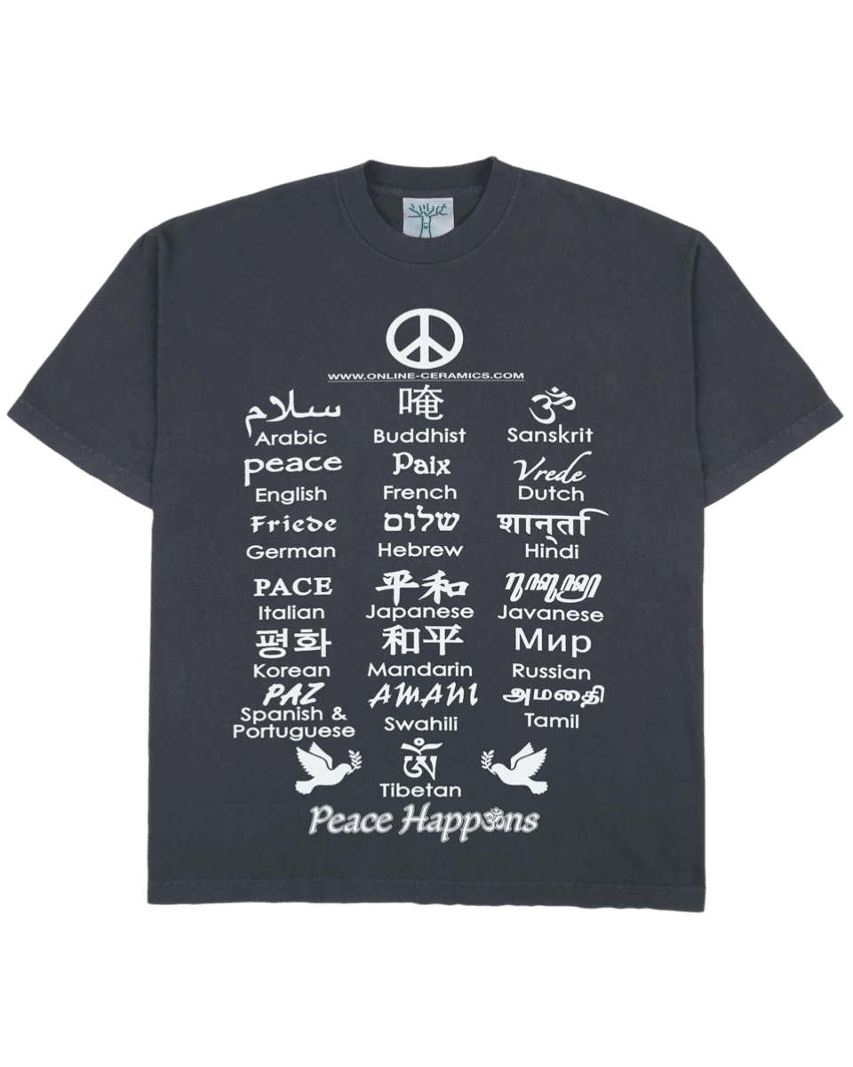 Peace Happens - Vintage Dark Blue