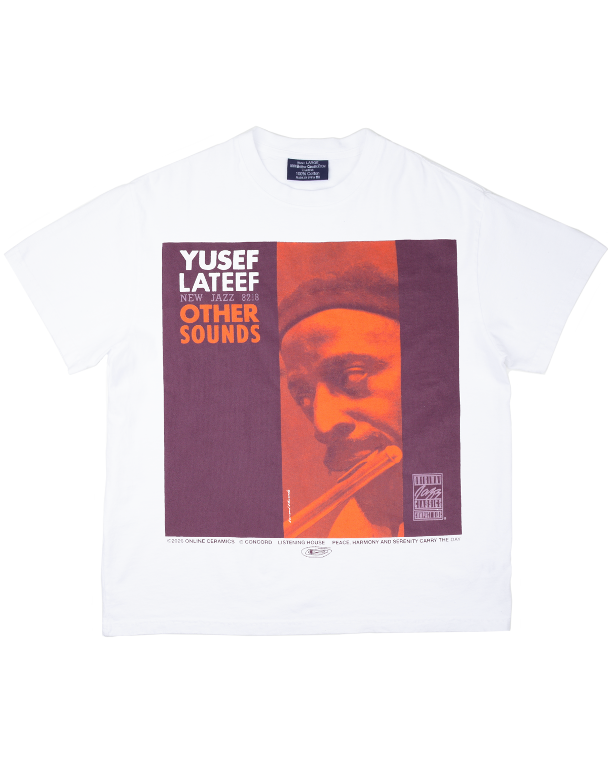 Yusef Lateef "Other Sounds" - White Tee