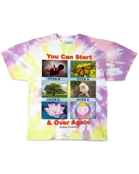 Over & Over & Over...  - Tie Dye Tee