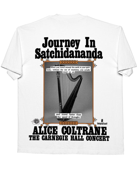 Alice Coltrane - The Earth Looks So Peaceful From Above - White Tee