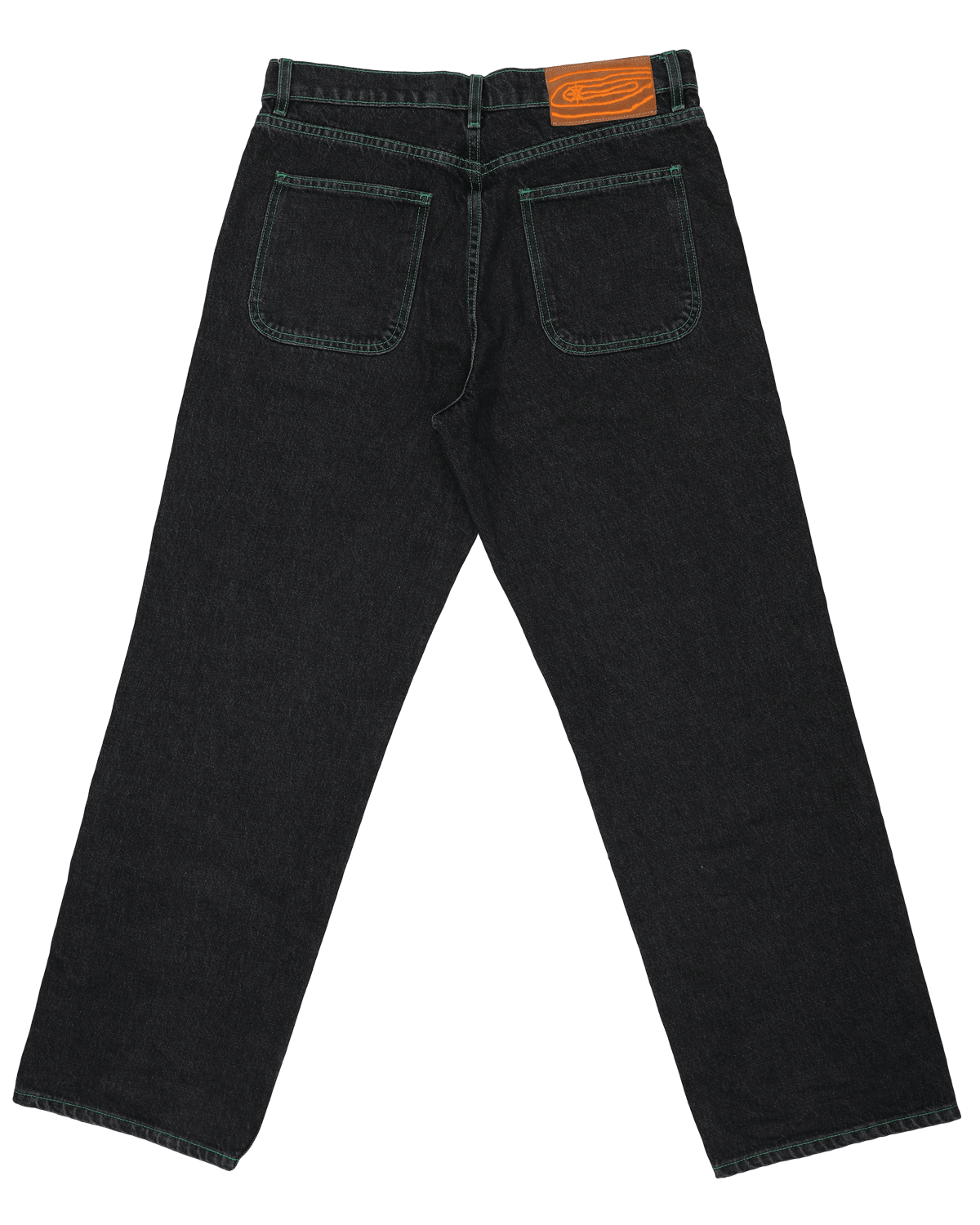 God Bless the Moon - Screen Printed Relaxed Leg Jeans