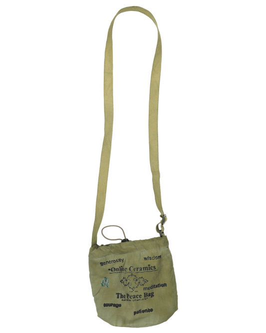 Peace Bag - Hand Dyed Moss