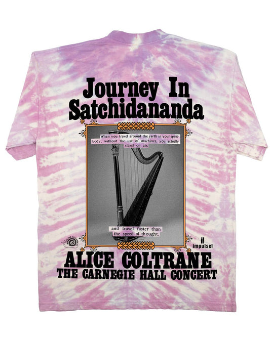 Alice Coltrane - The Earth Looks So Peaceful From Above - V-Dye Tee (Hand dyed at our studio in L.A.)