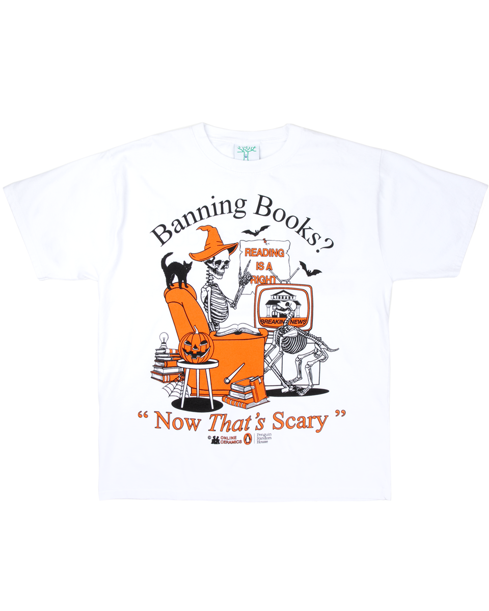 Penguin Random House “Banning Books? Now That’s Scary” - White Tee