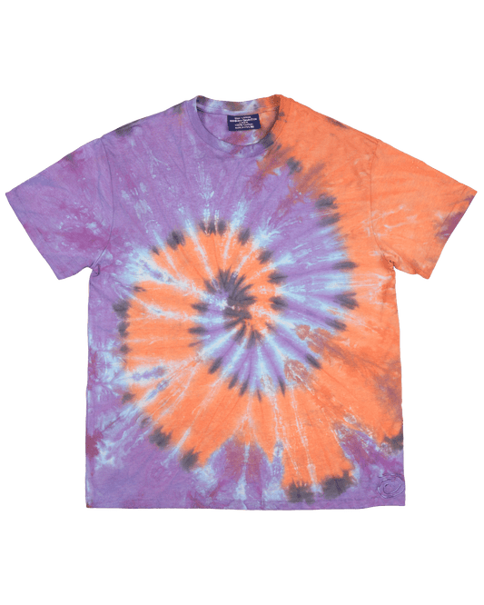 Online Ceramics Plains - Orange and Purple Spiral