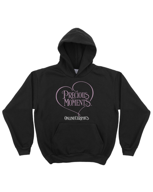 Precious Moments "Heart Logo" - Off Black Hoodie