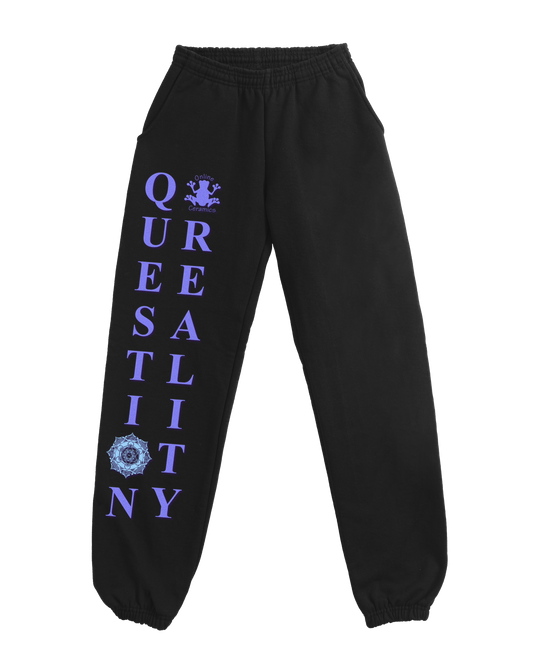 Question Reality - Black Sweatpants