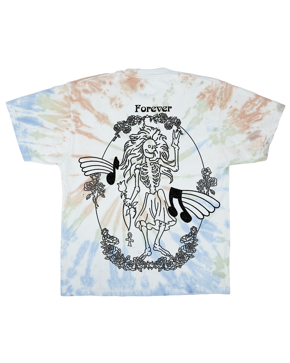 Jerry Garcia "Rosebud" - Tie Dye Tee