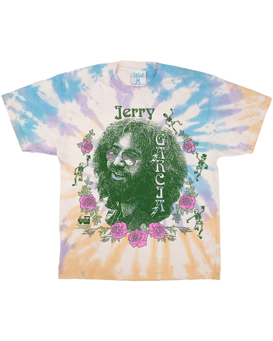 Jerry Garcia "Rosebud" - Tie Dye Tee