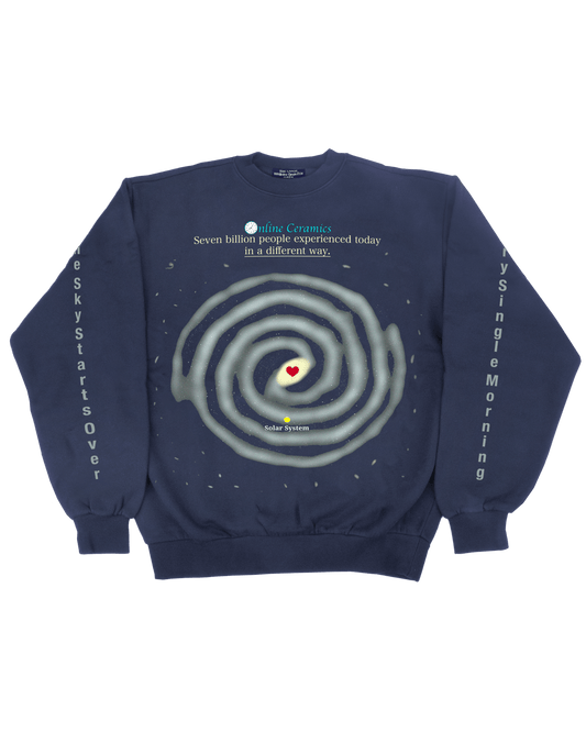 Every Single Day - Navy Fleece Crewneck