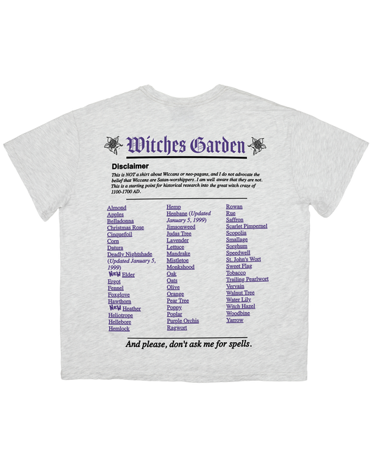 Witches Garden - Heather Grey Tee