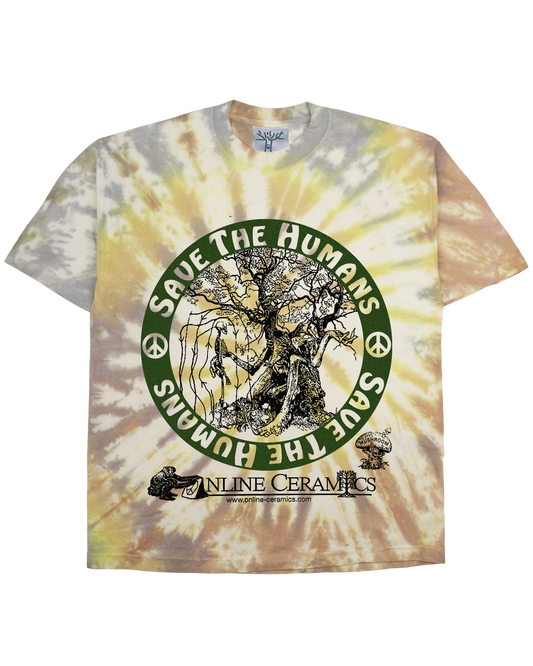 Save the Humans - Tie Dye Tee