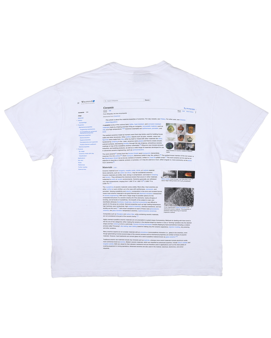 Online and Offline Ceramic - White Tee