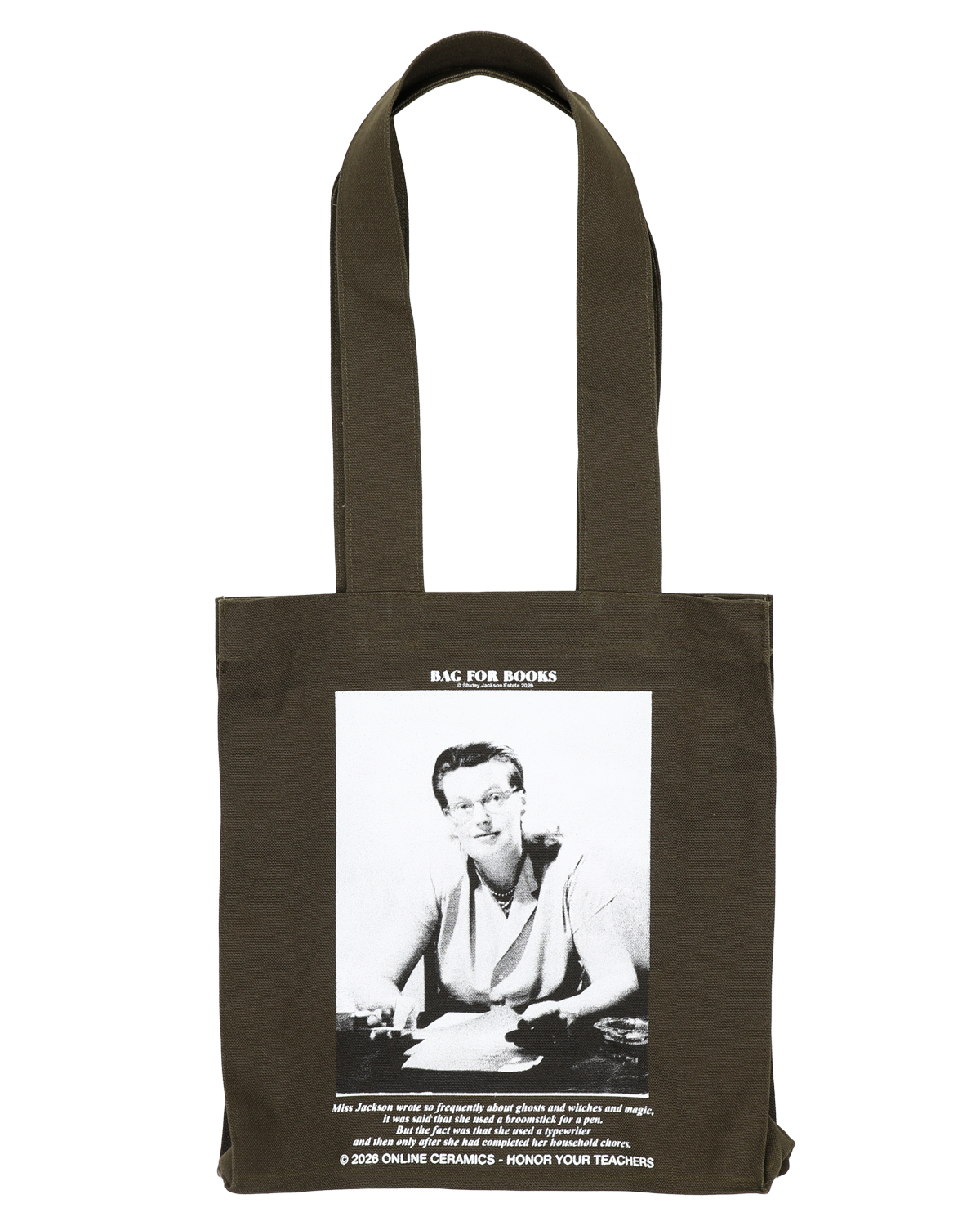 We Have Always Lived in Castles - Green Tote