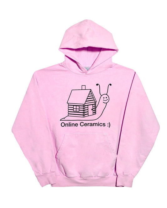 Cabin Logo - Pink Hoodie (12oz Fleece)