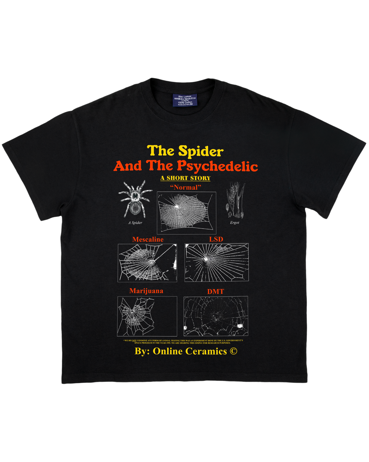The Inescapable Web of Peace - Black Tee