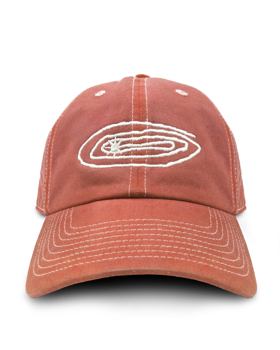 Shooting Star - Hand Dyed Orange Hat