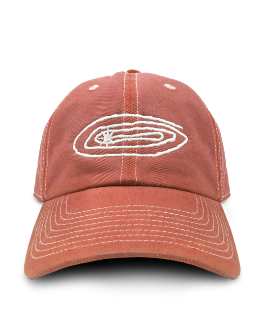 Shooting Star - Hand Dyed Orange Hat