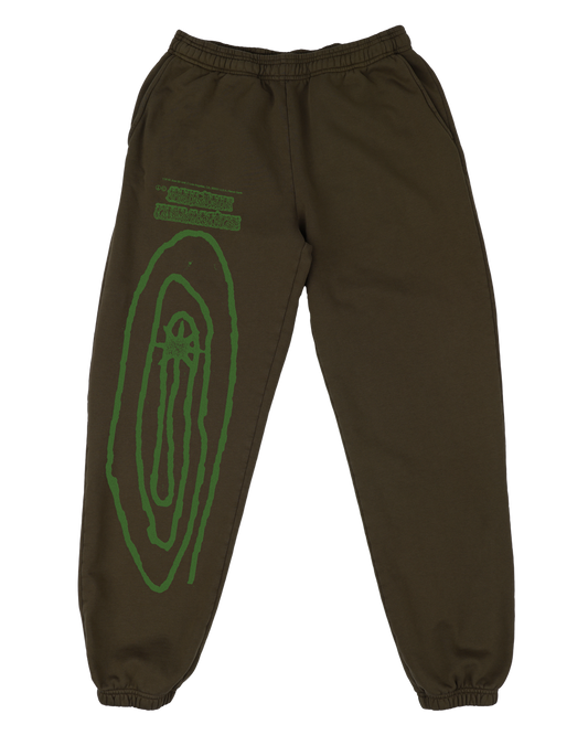 Shooting Star - Dark Green Sweatpants