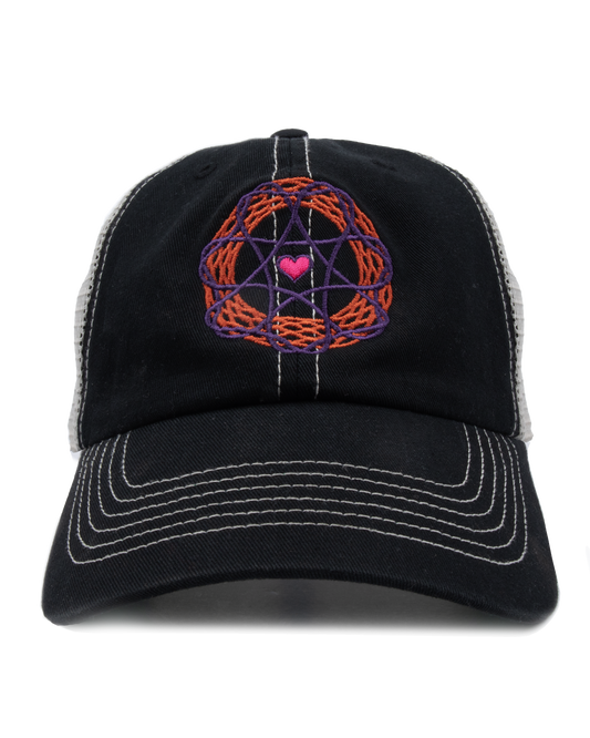 Spiral 1 - Black and White Hat