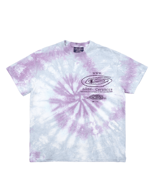 Shooting Star 2 - Washed Lavender Sky Tie Dye Tee