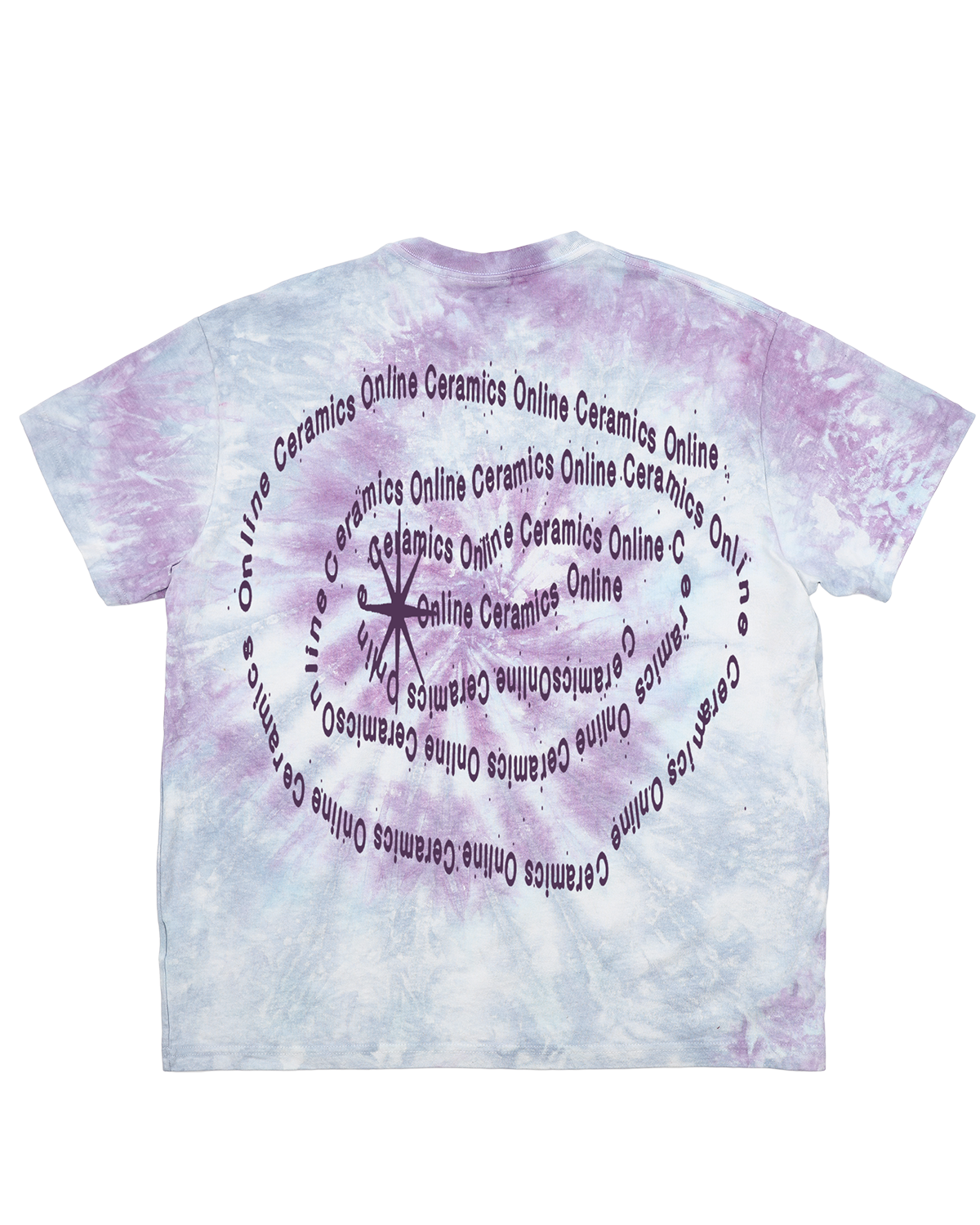 Shooting Star 2 - Washed Lavender Sky Tie Dye Tee