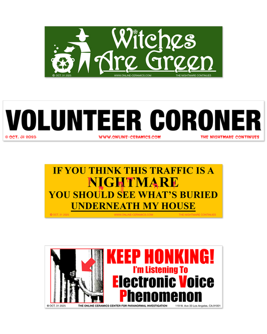 Spookytober 2025 - Bumper Stickers
