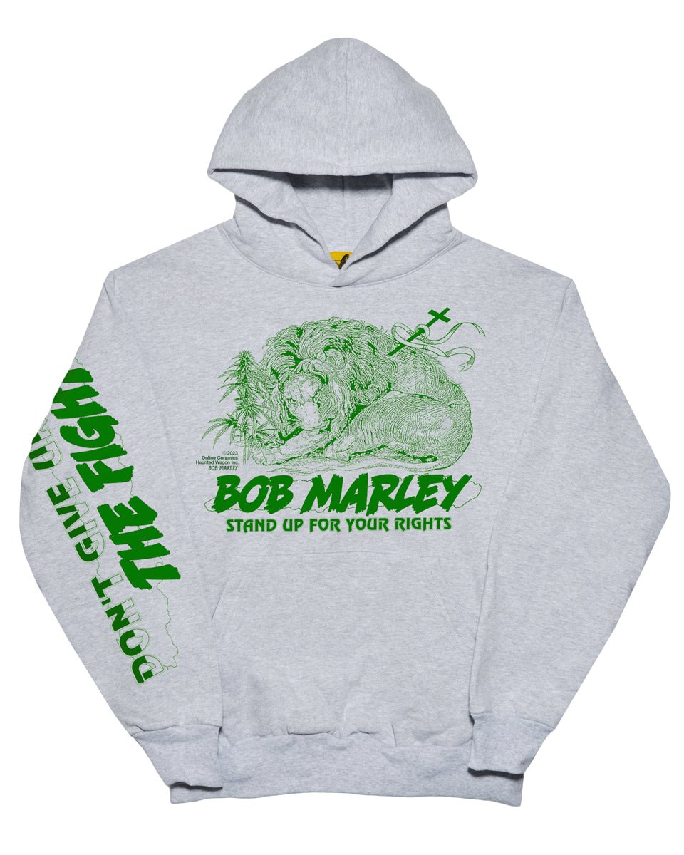 "Stand Up" - Ash Hoodie (14oz Fleece)
