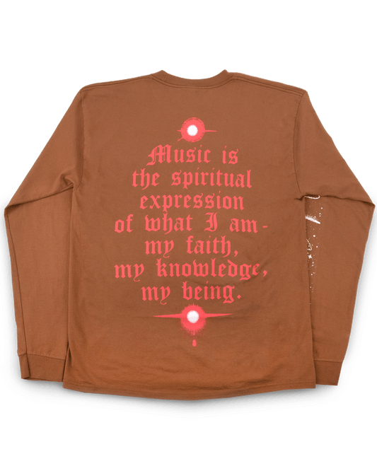 John Coltrane "Stardust" - Brown Long Sleeve