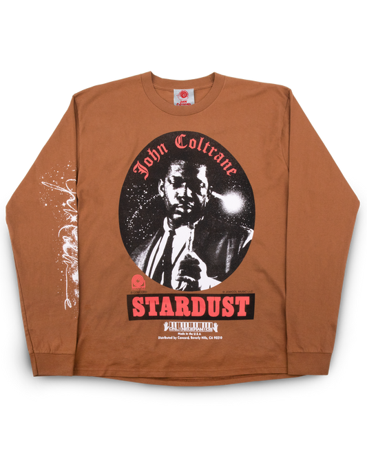 John Coltrane "Stardust" - Brown Long Sleeve