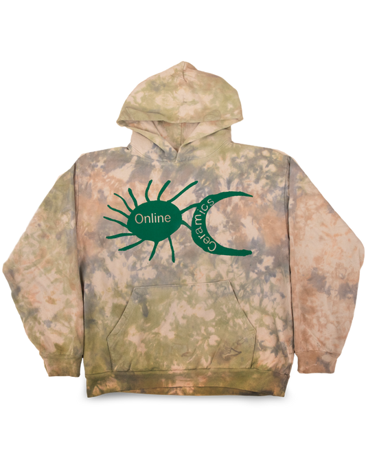 Sun and Moon Logo - Tie Dyed and Stonewashed Hoodie