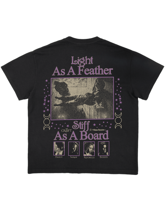 The Craft "Light As A Feather" - Off Black Tee