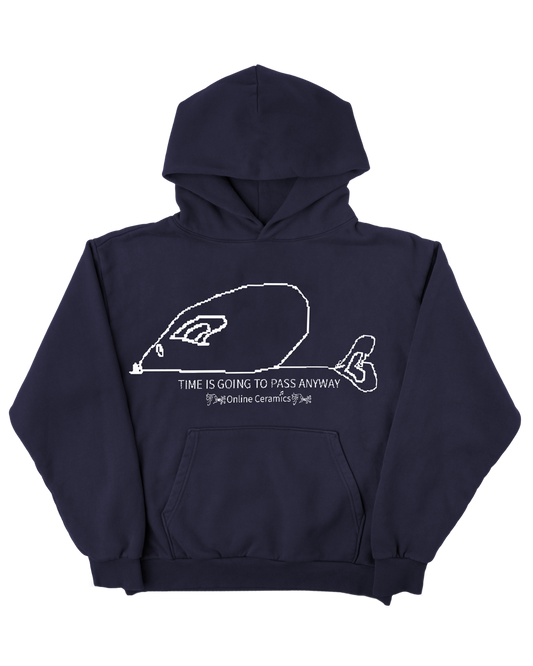 Time Is Going to Pass Anyway - Navy Hoodie