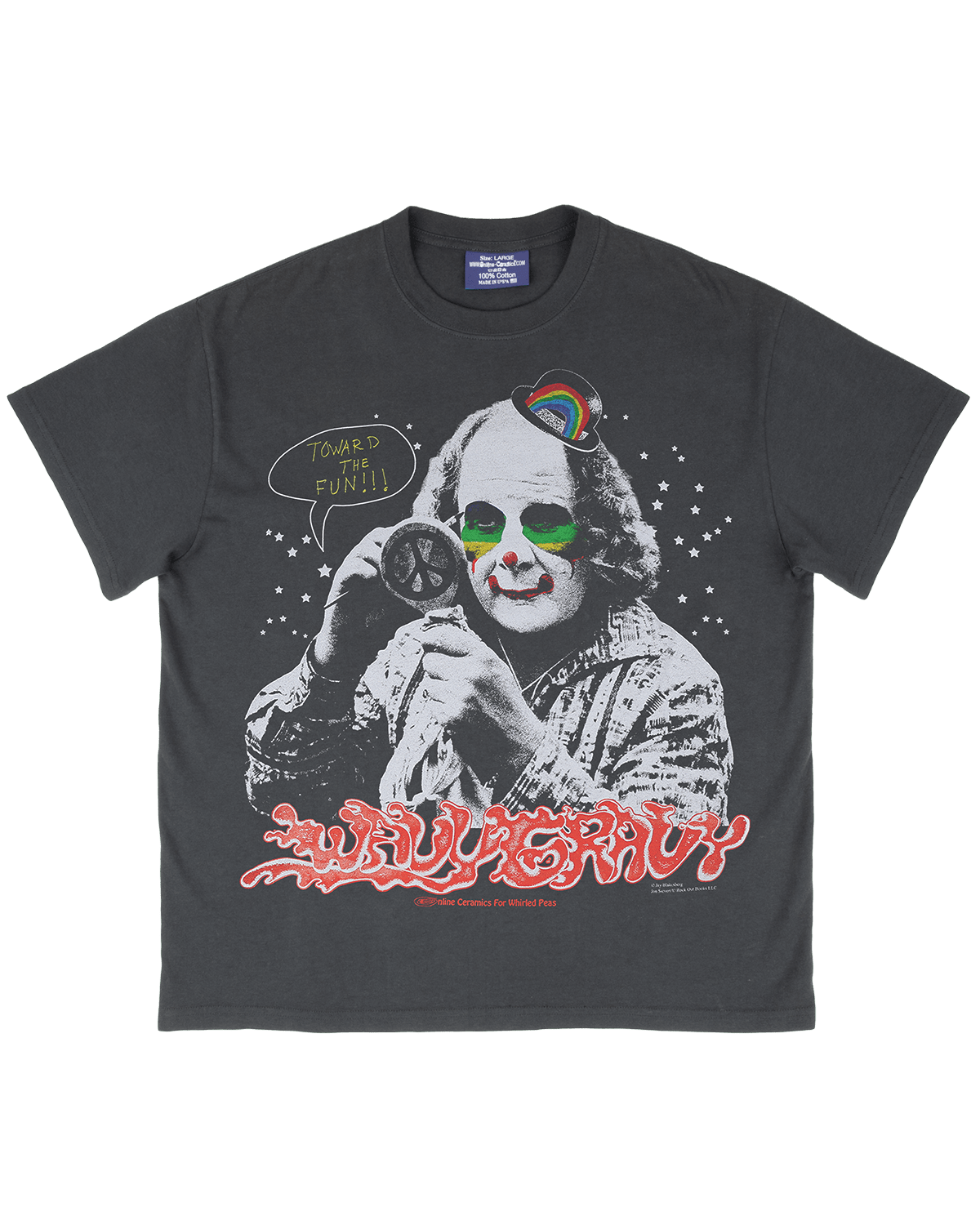 Toward the Fun - Off-Black Tee