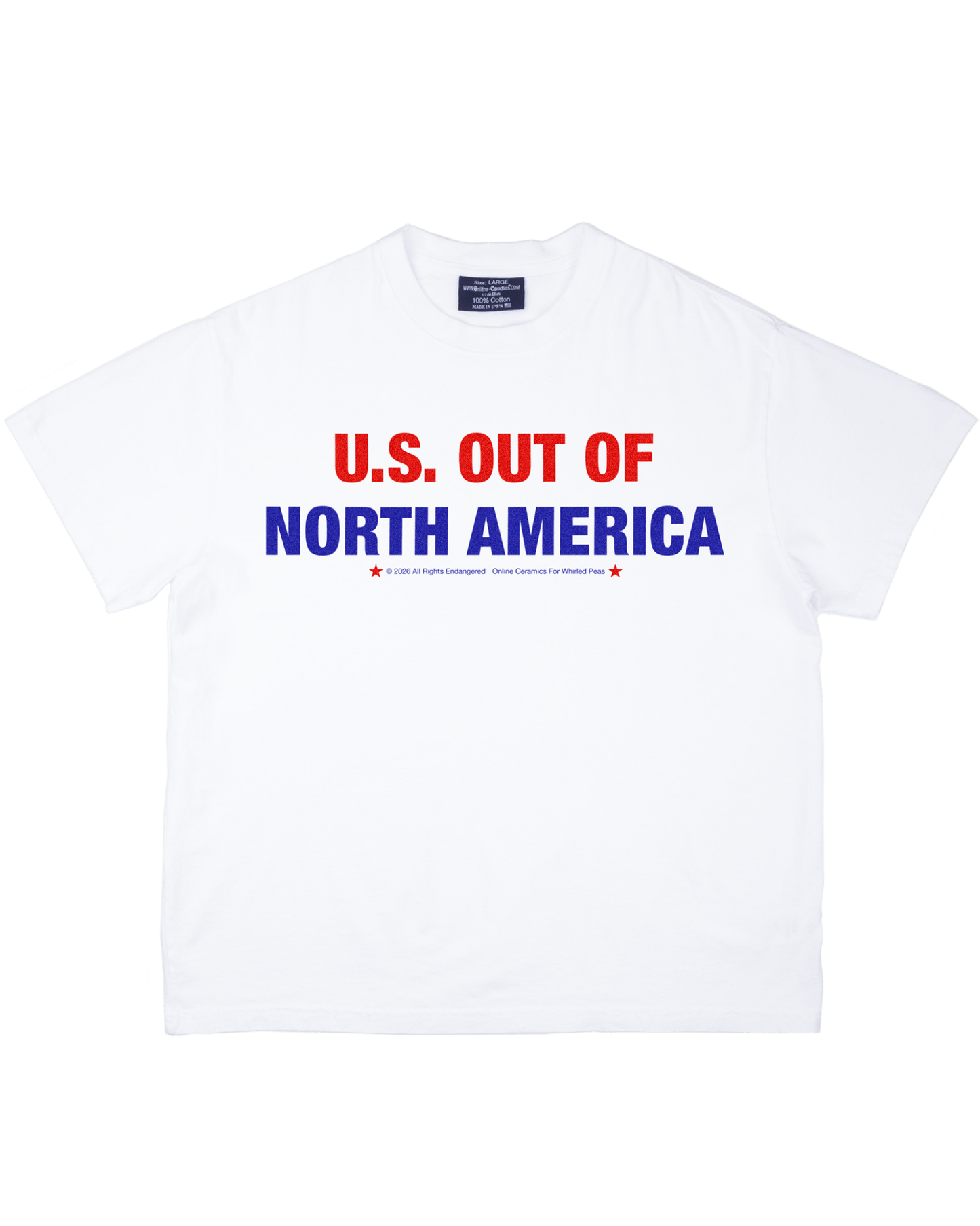 Nobody For President - White Tee