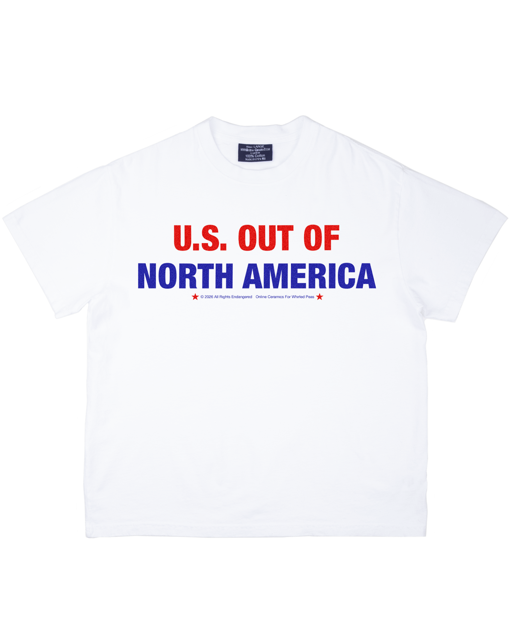 Nobody For President - White Tee