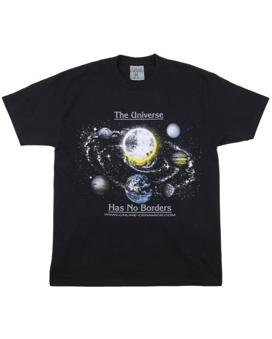 The Universe Has No Borders - Black Tee (25% of proceeds go to Border Kindness)