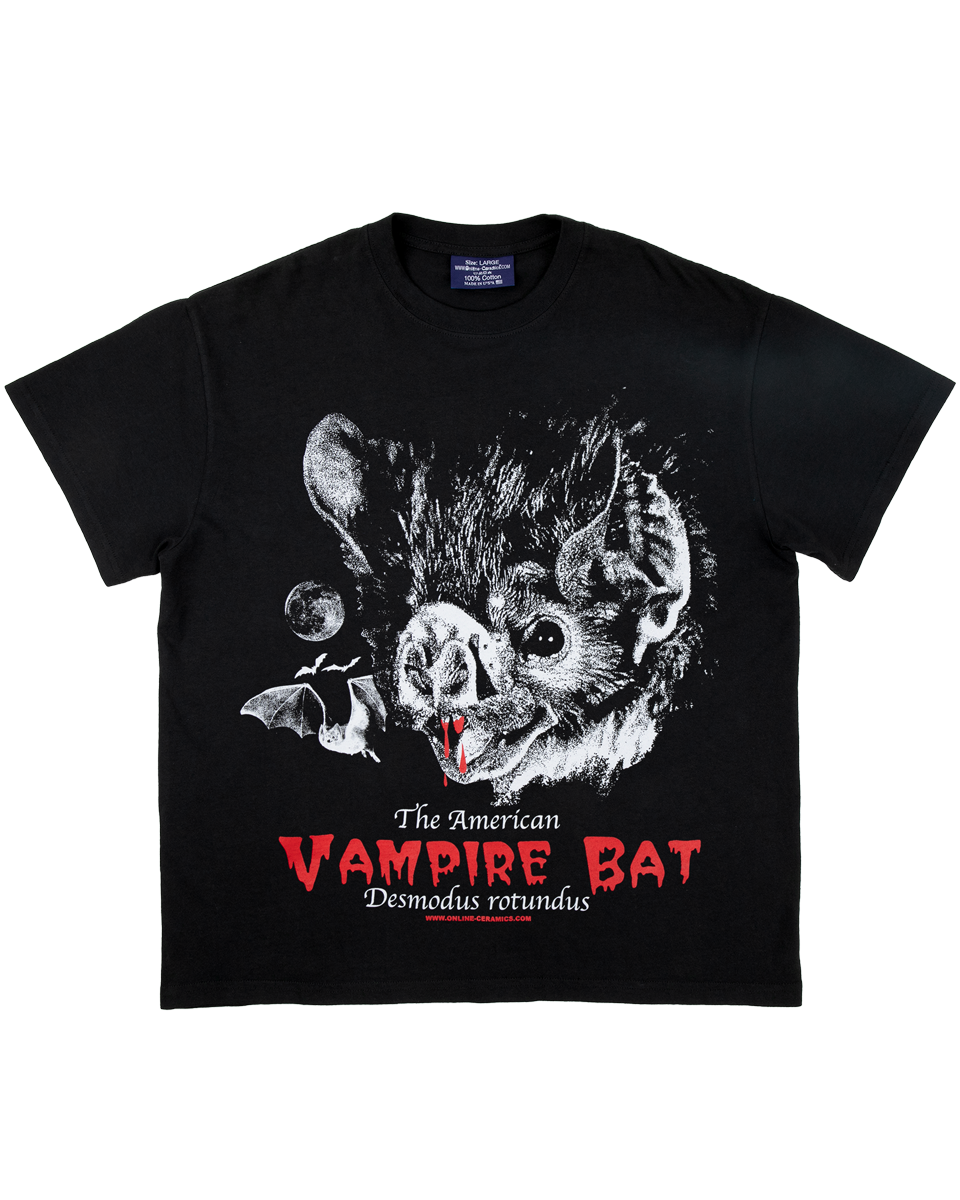 Vampire Bat - Black Tee