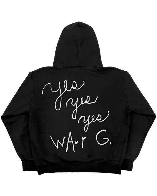 Wavy Gravy Logo Tee - Black Hoodie