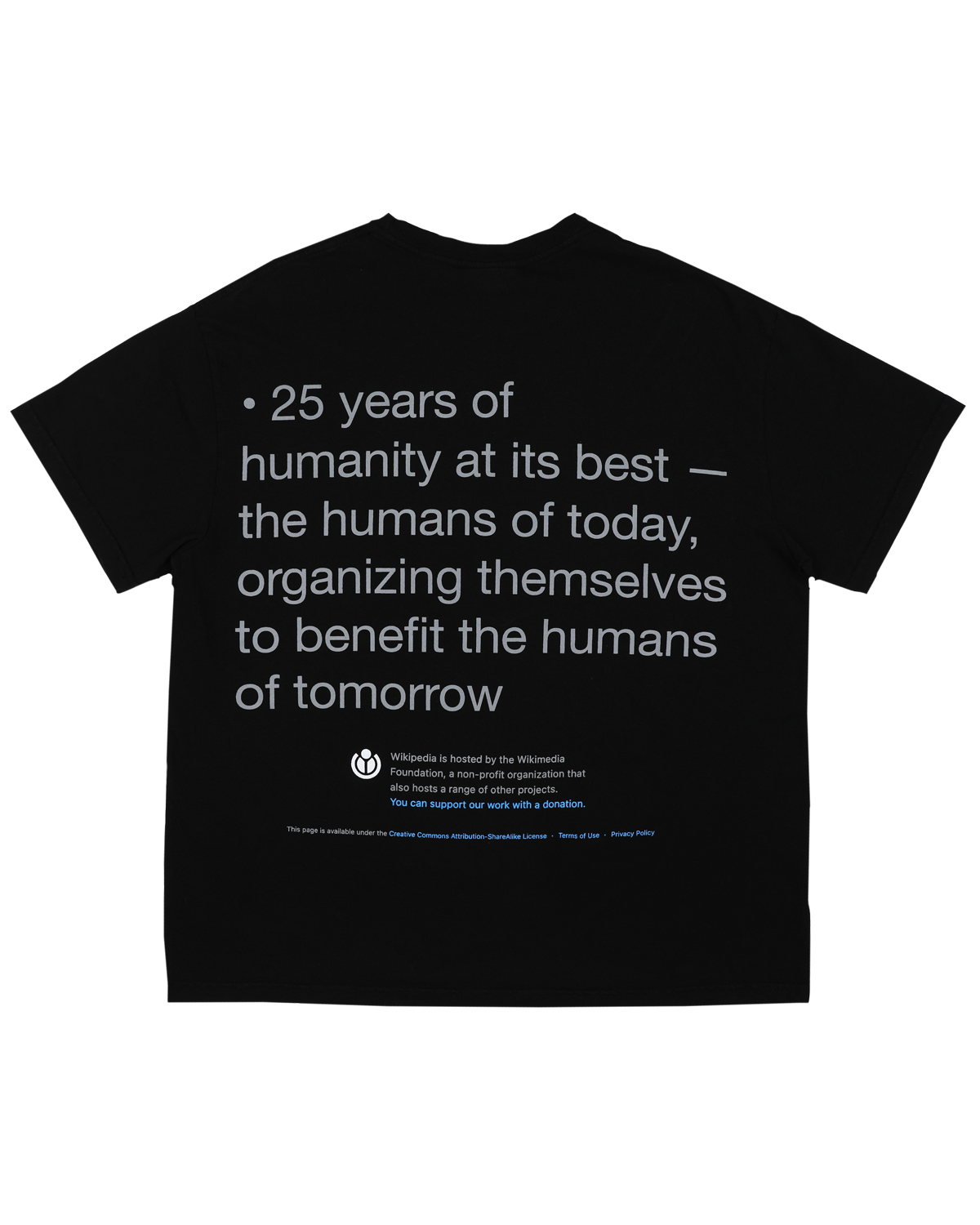 The Humans of Today - Black Tee
