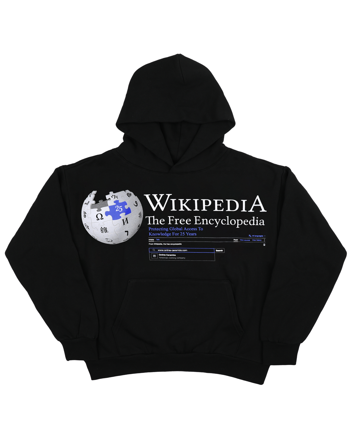 Protecting Global Access - Black Hoodie
