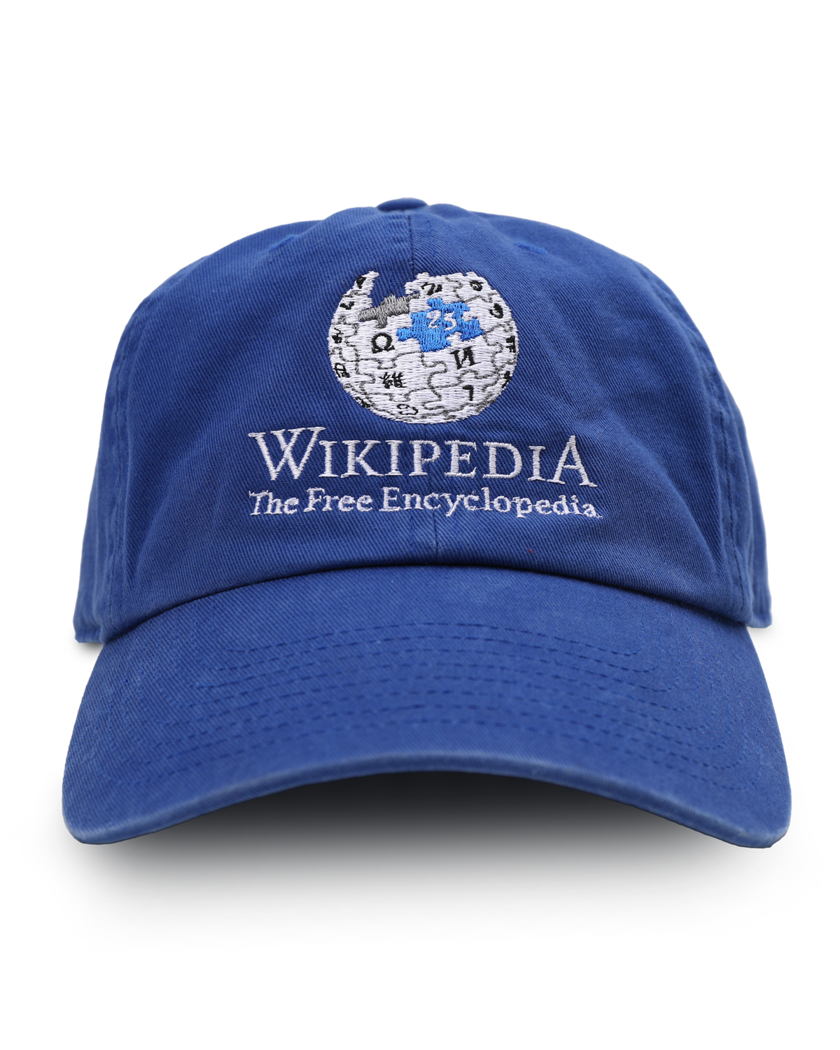 Wikipedia 25 Years Strong - Stonewashed Blue Hat