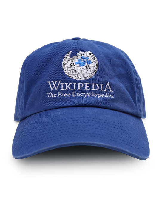 Wikipedia 25 Years Strong - Stonewashed Blue Hat