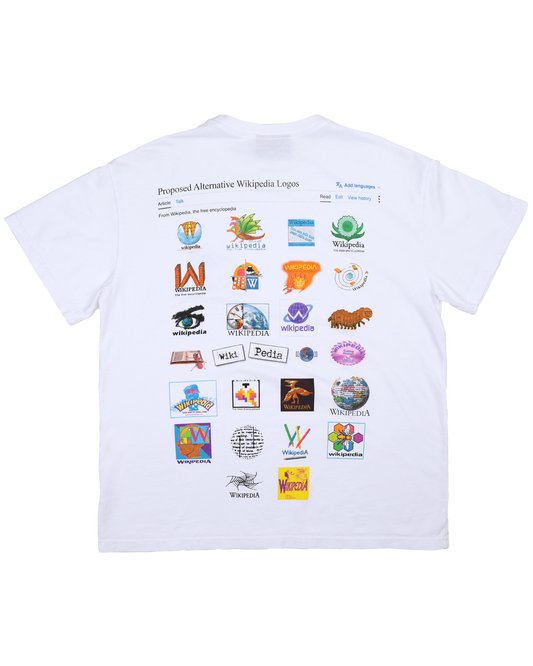 Proposed Alternative Wikipedia Logos - White Tee