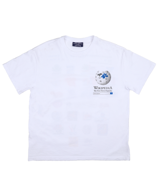 Proposed Alternative Wikipedia Logos - White Tee