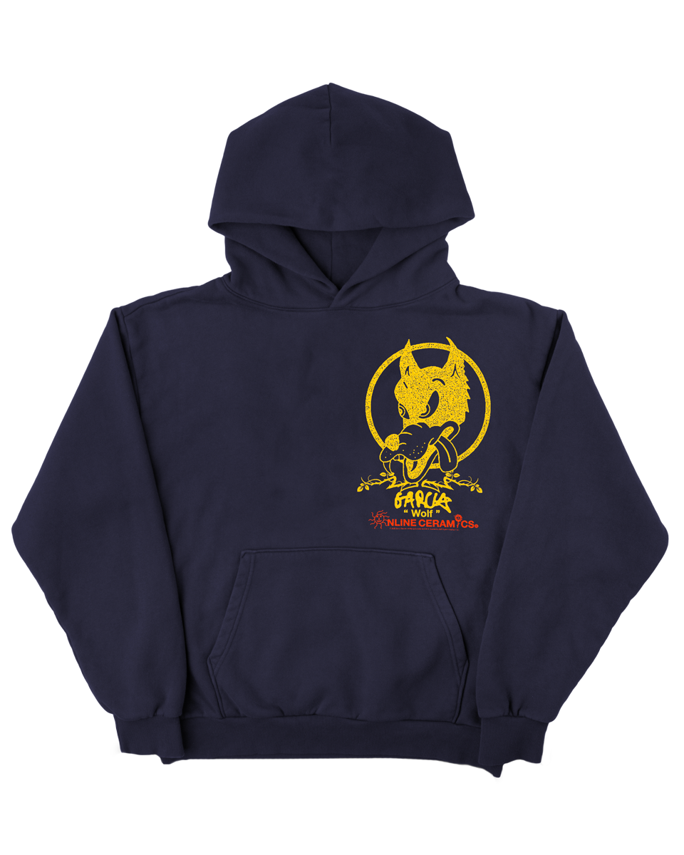 Jerry Garcia "Wolf" - Navy Hoodie